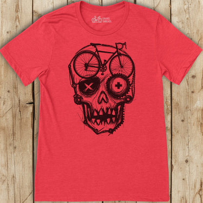 Skull Bike Sketch T-Shirt