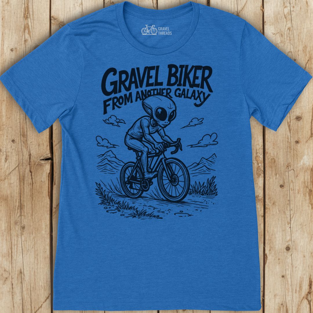Gravel Biker Galaxy T-Shirt