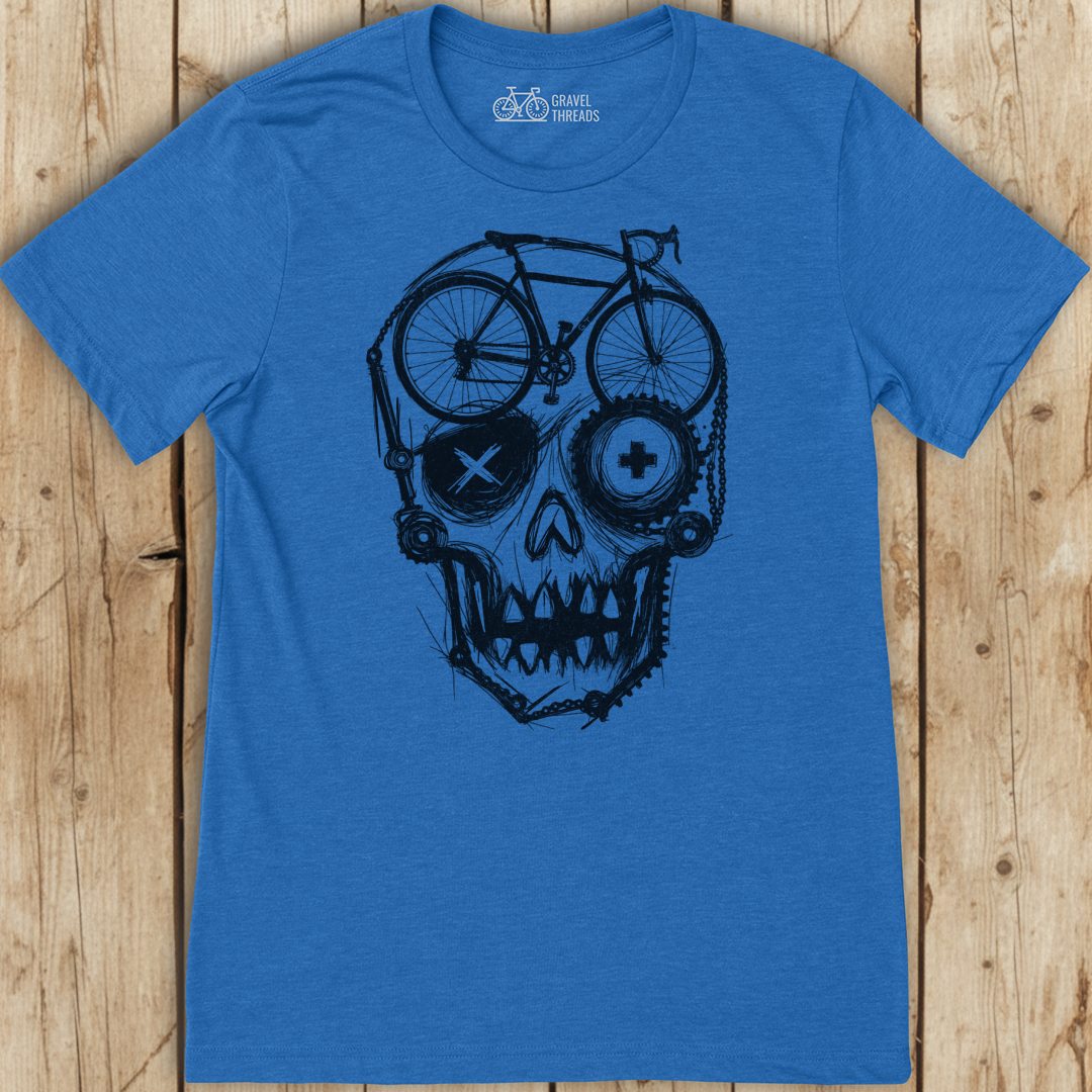 Skull Bike Sketch T-Shirt