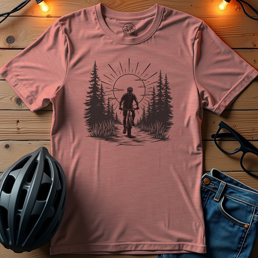 Unpaved Horizons Sunrise Journey T-Shirt