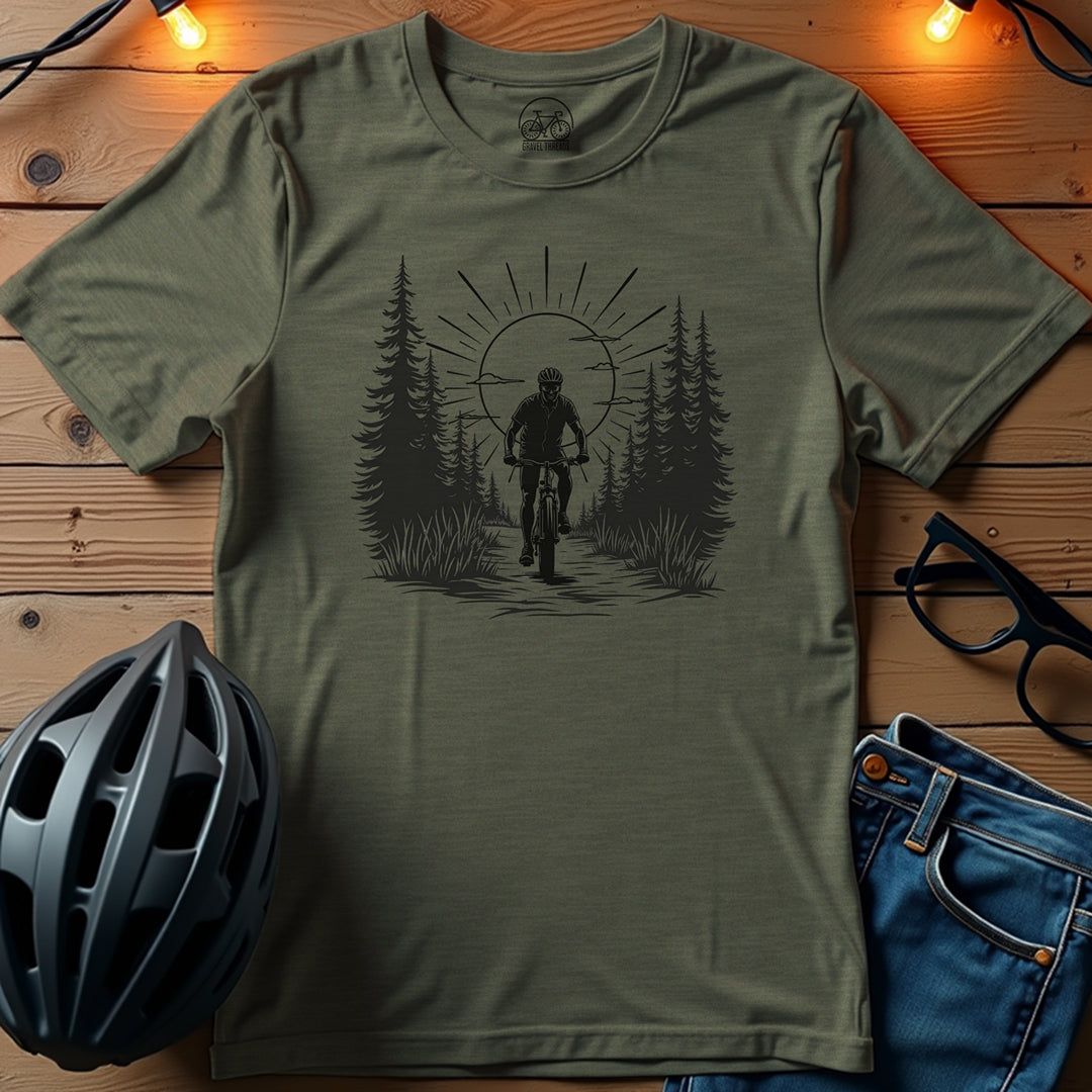 Unpaved Horizons Sunrise Journey T-Shirt