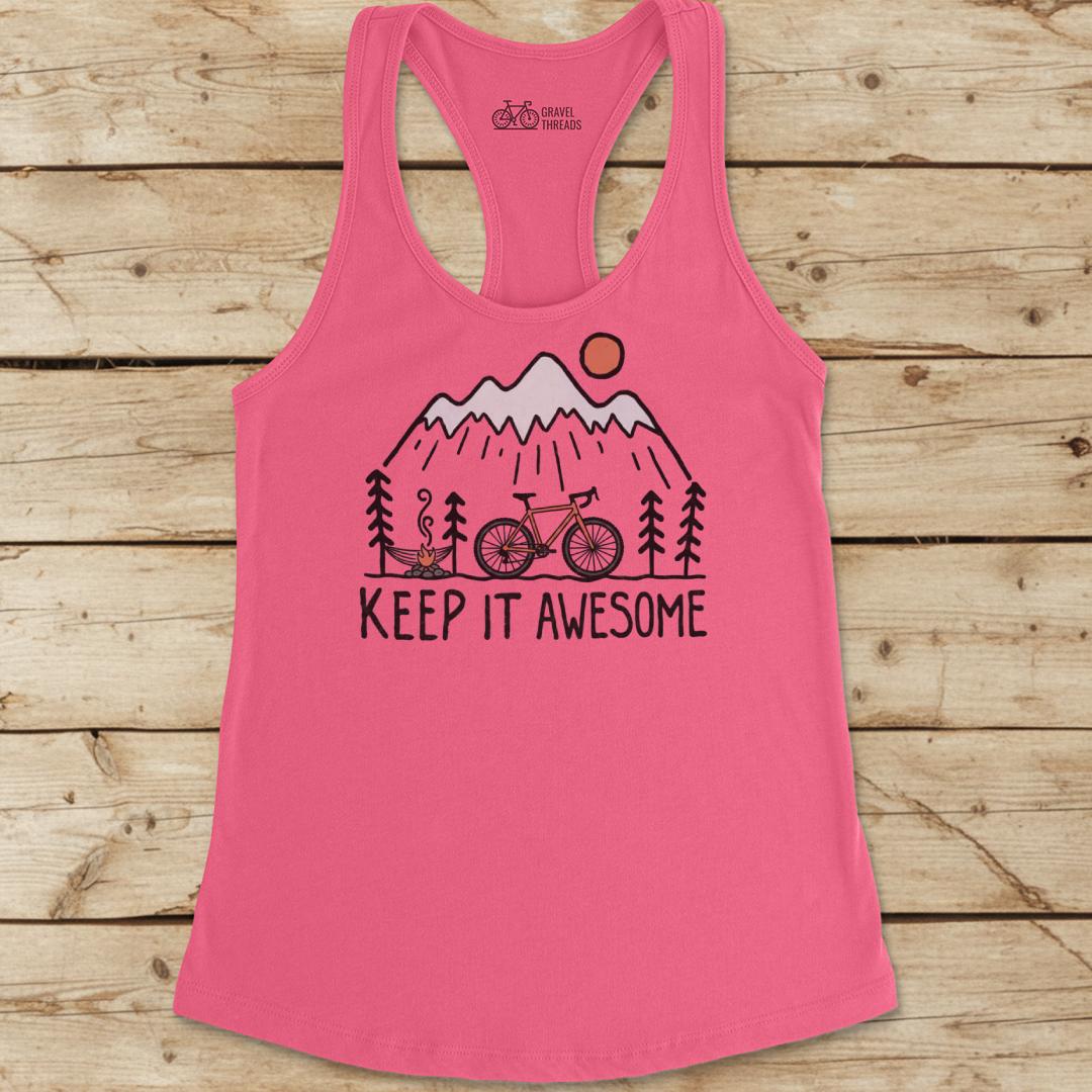 Keep It Awesome Racerback Tank
