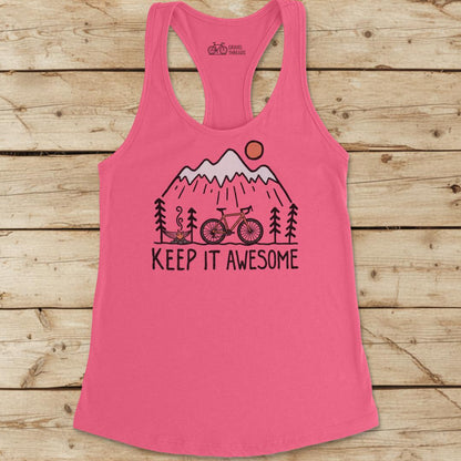 Keep It Awesome Racerback Tank
