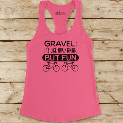 Gravel But Fun Racerback Tank