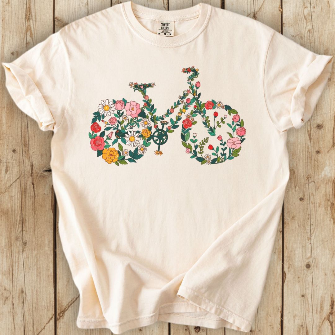 Botanical Wheels Comfort Colors Premium T-Shirt