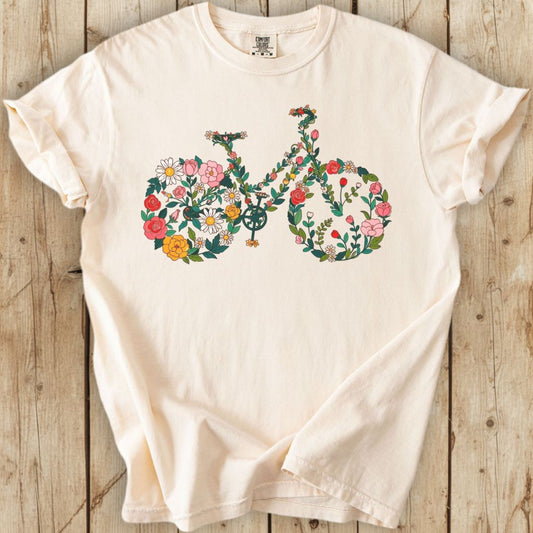 Botanical Wheels Comfort Colors Premium T-Shirt