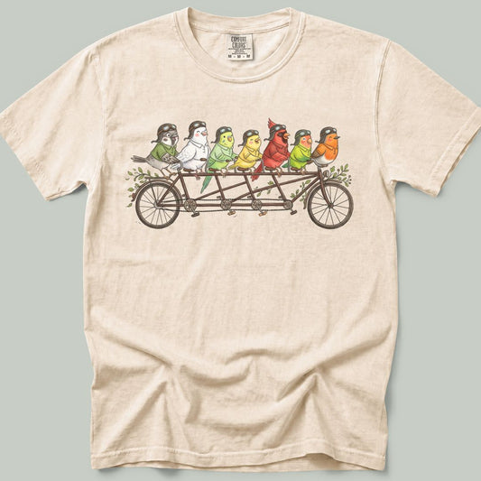 Tandem Birds Heavyweight T-Shirt