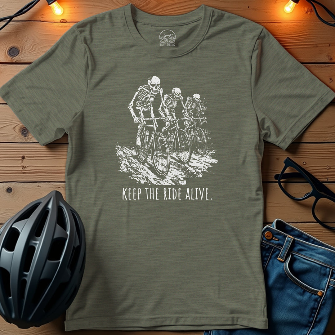 Keep the Ride Alive Skeleton Crew Edition T-Shirt