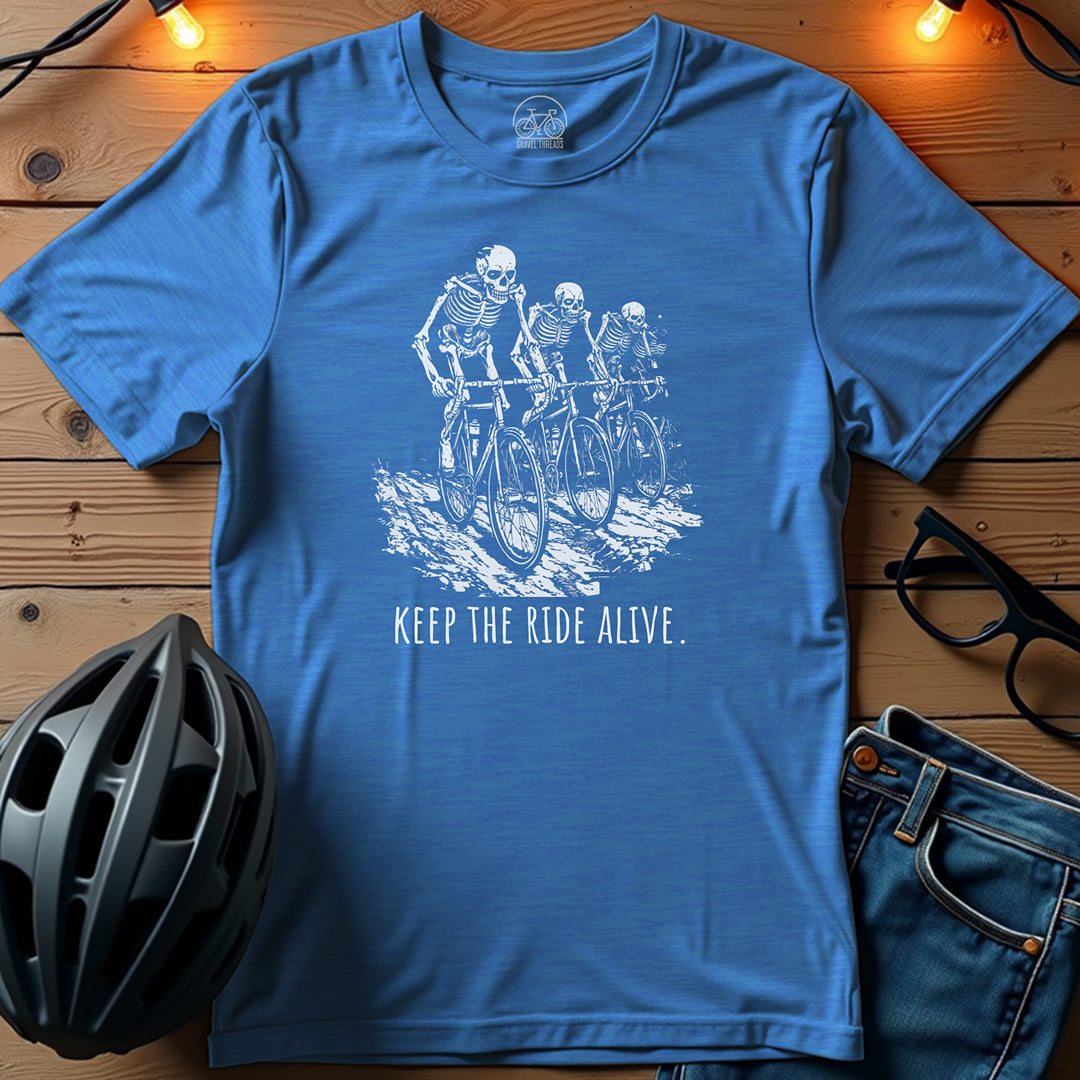 Keep the Ride Alive Skeleton Crew Edition T-Shirt