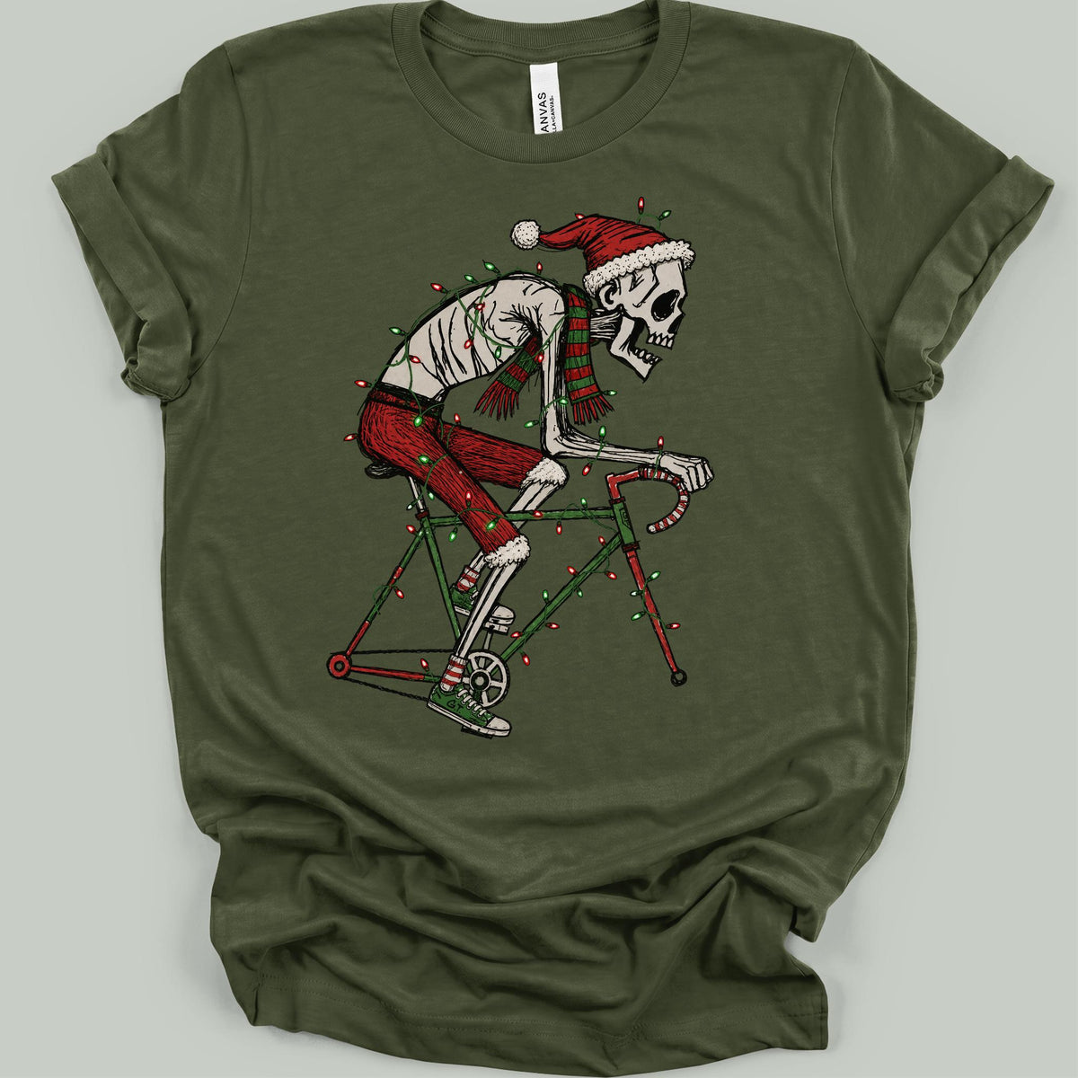 Grind Till Dead Christmas T-Shirt