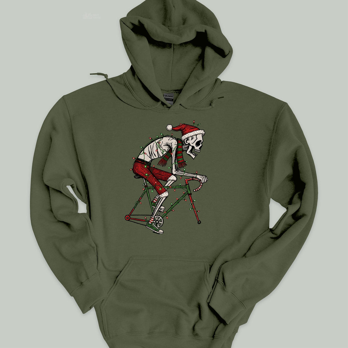 Grind Till Dead Christmas Hoodie