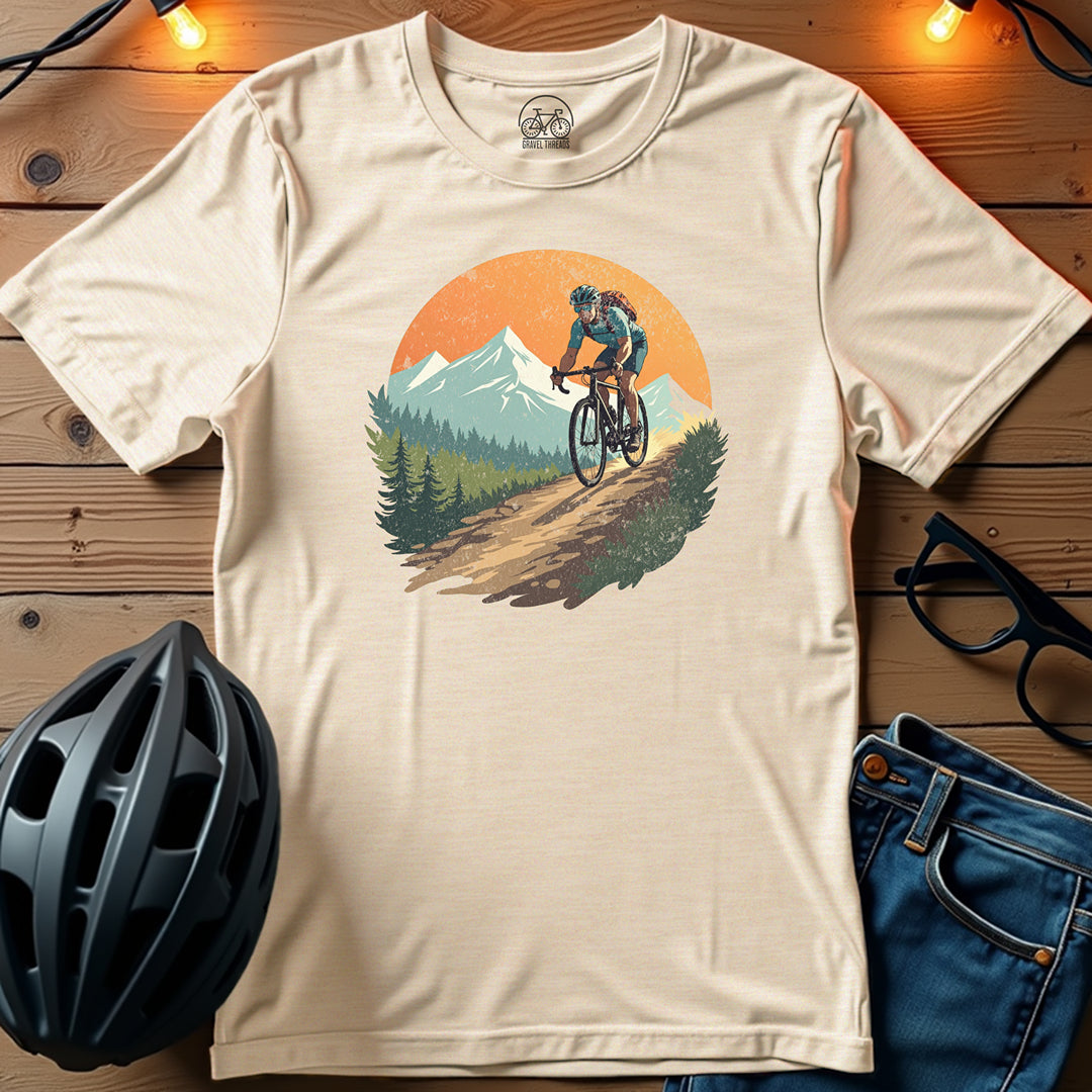 Mountain Majesty Gravel Adventures Await T-Shirt