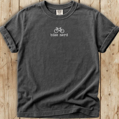 Bike Nerd Embroidered Premium T-Shirt