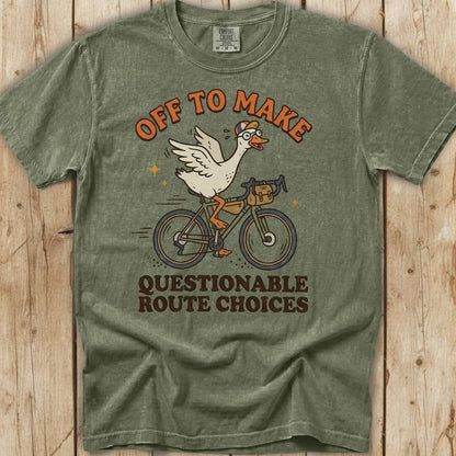 Questionable Routes Comfort Colors T-Shirt