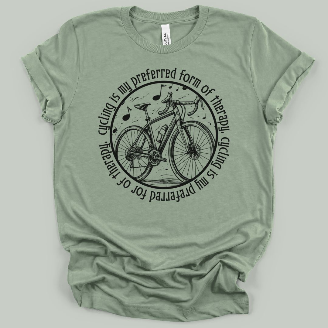 Cycling Is My Therapy T-Shirt