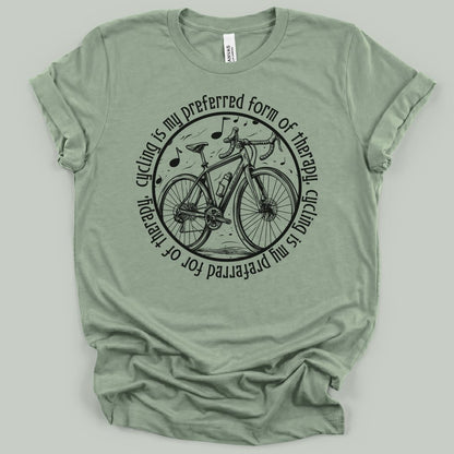 Cycling Is My Therapy T-Shirt