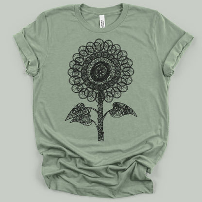 Bike Part Sunflower T-Shirt