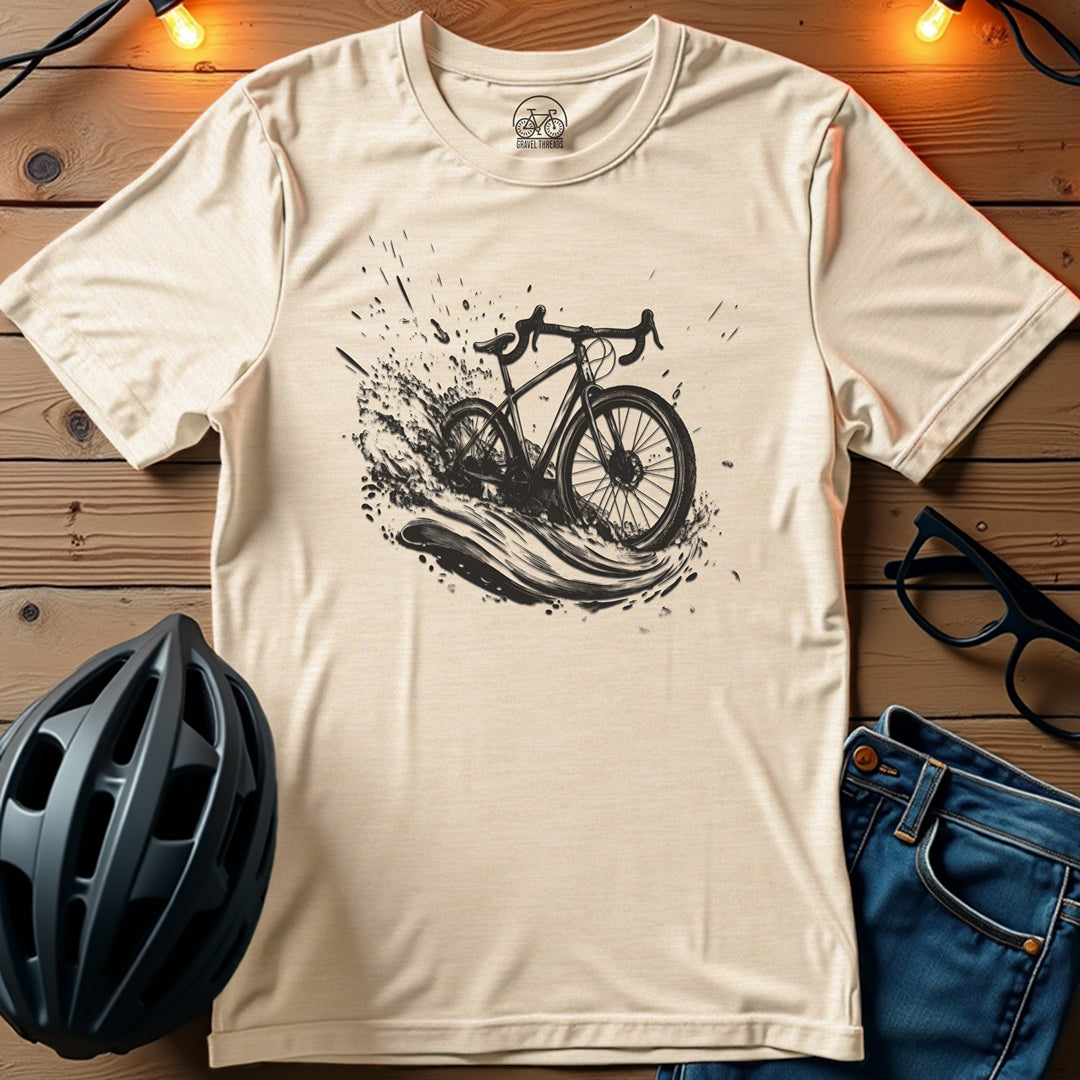 Gravel Splash Power Through the Elements T-Shirt