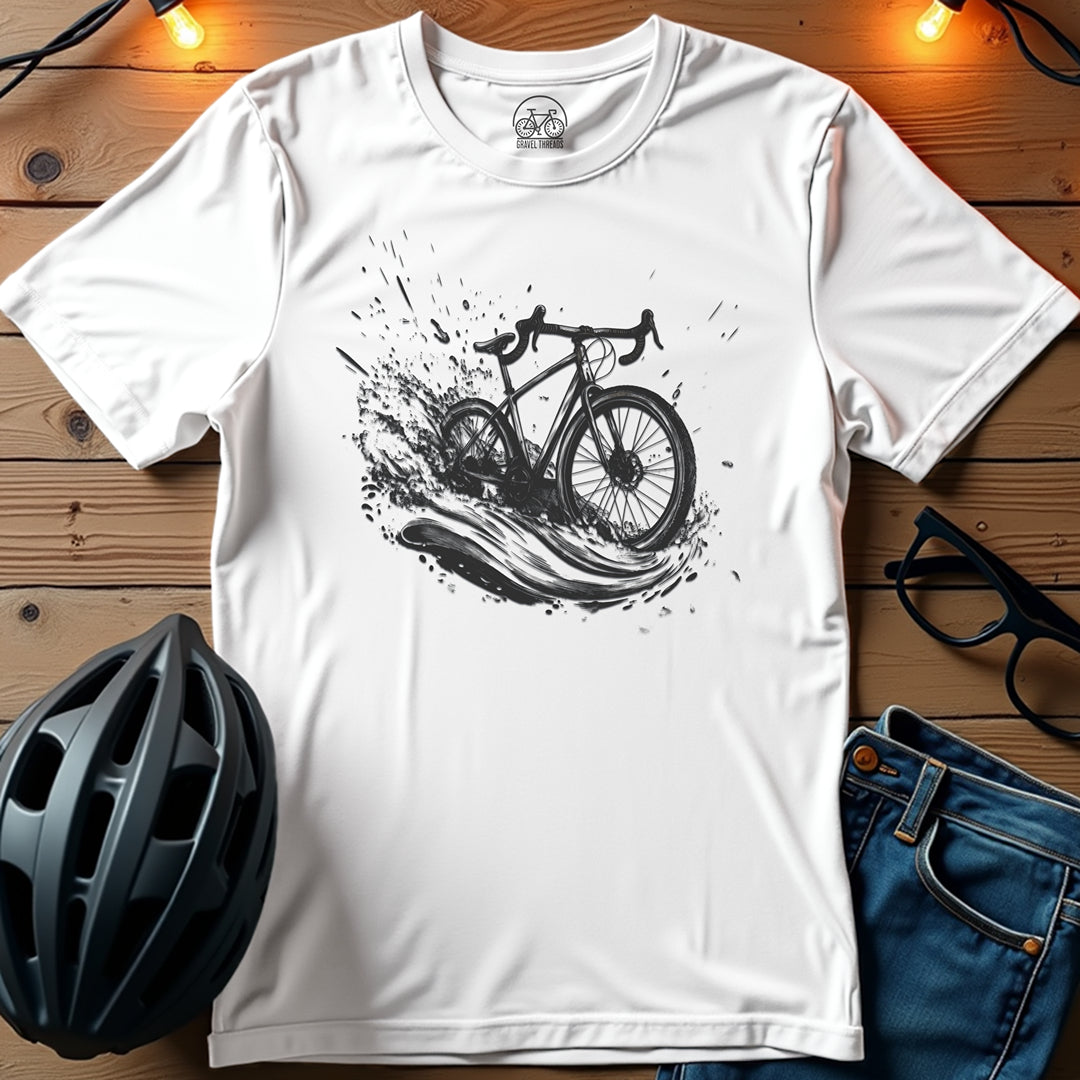 Gravel Splash Power Through the Elements T-Shirt