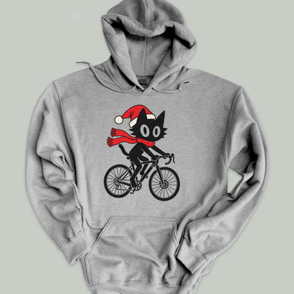 Cool Cat Christmas Hoodie