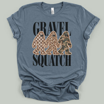 Gravel Squatch Faux Patchwork T-Shirt