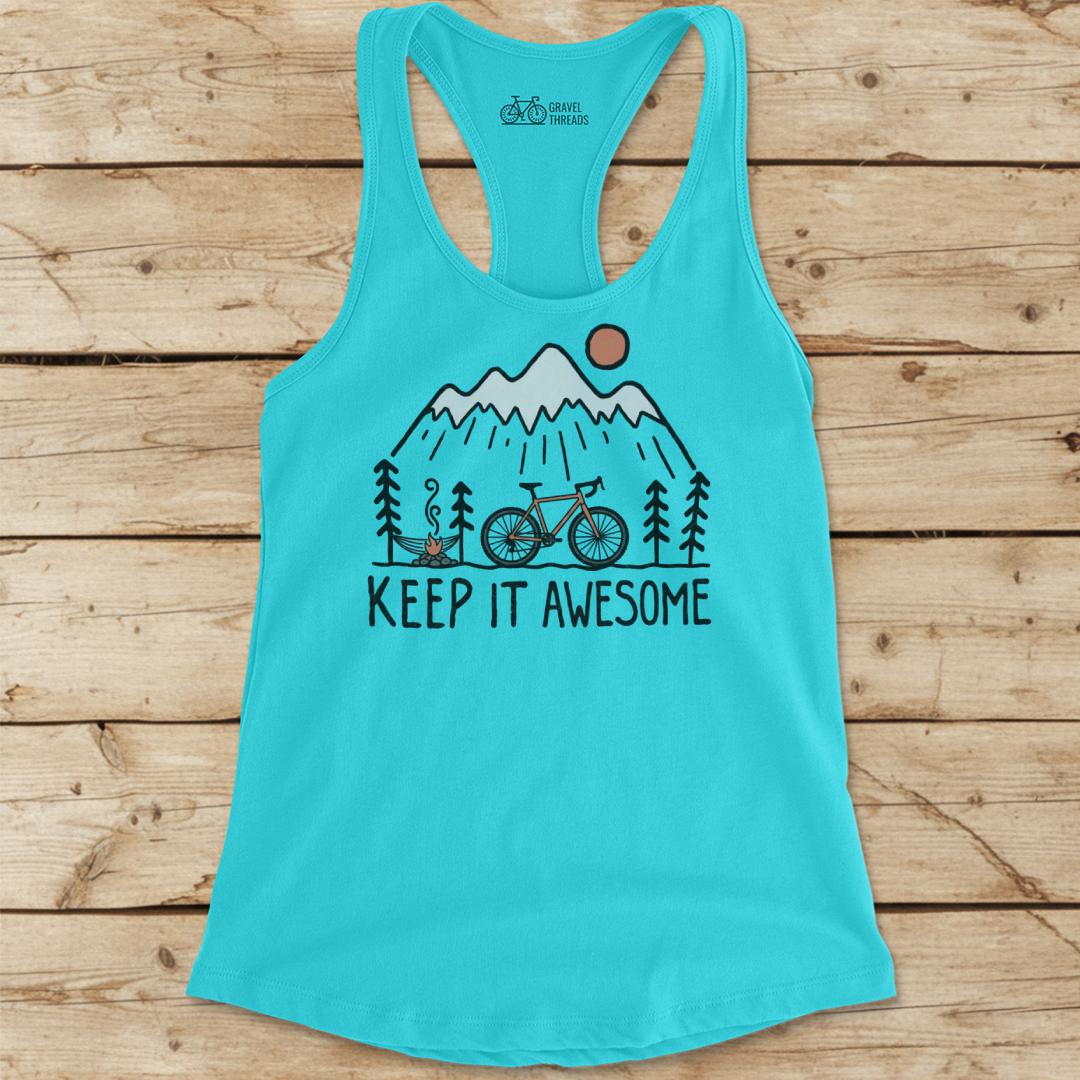 Keep It Awesome Racerback Tank