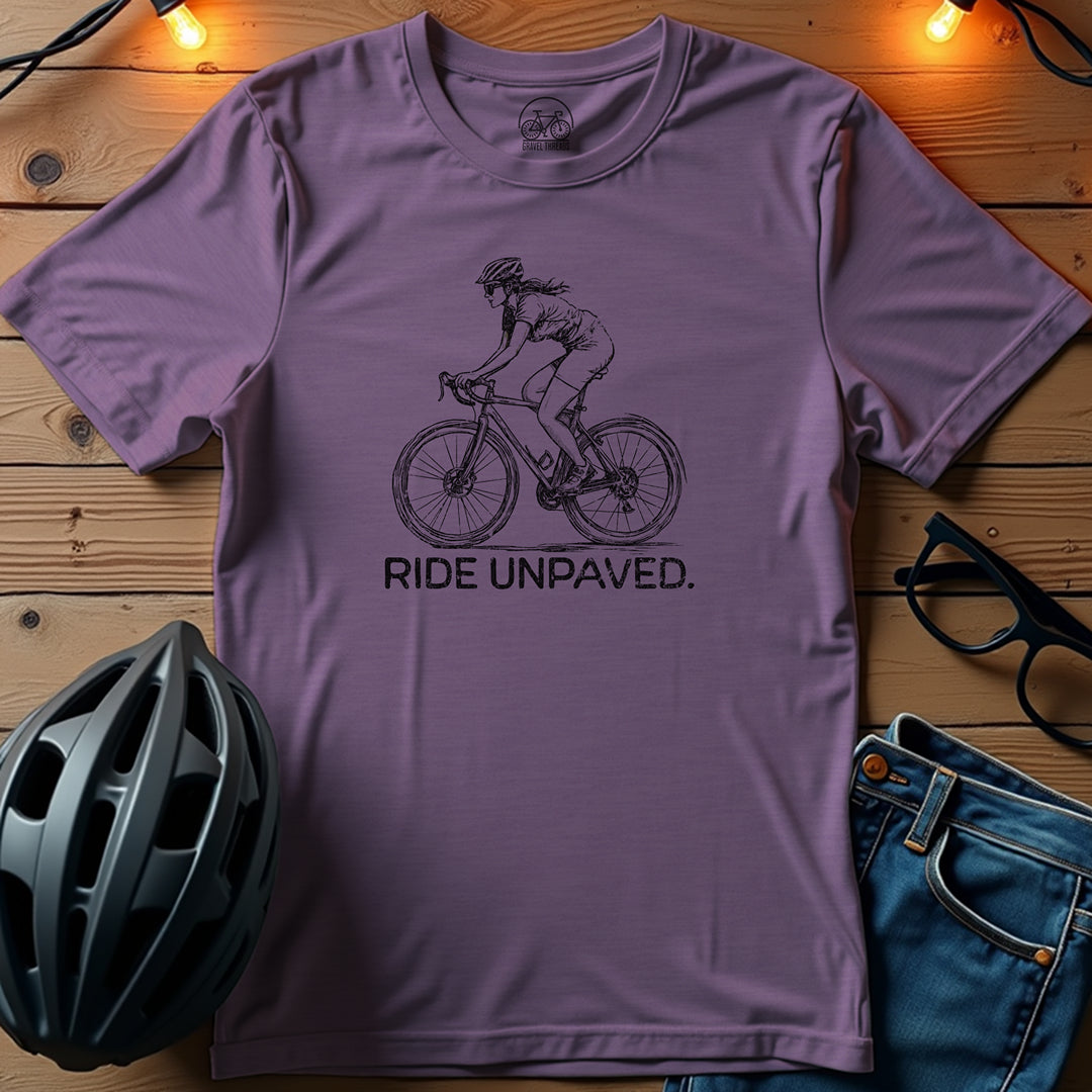 Ride Unpaved Adventure Awaits T-Shirt