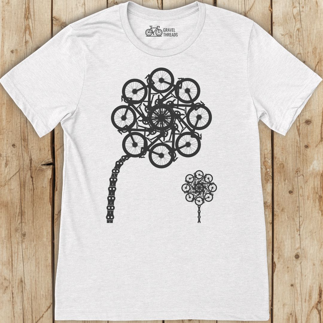 Wheel Flower Bloom T-Shirt