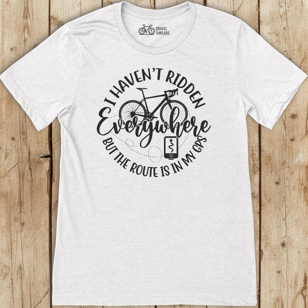 Route in GPS T-Shirt