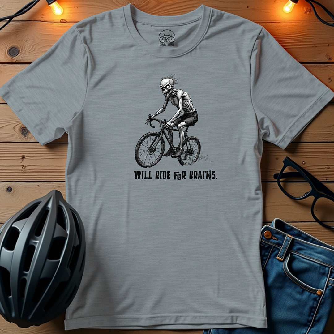 Will Ride For Brains T-Shirt