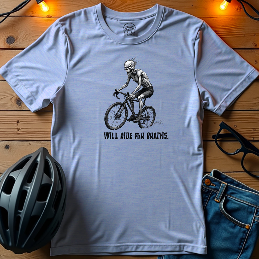 Will Ride For Brains T-Shirt