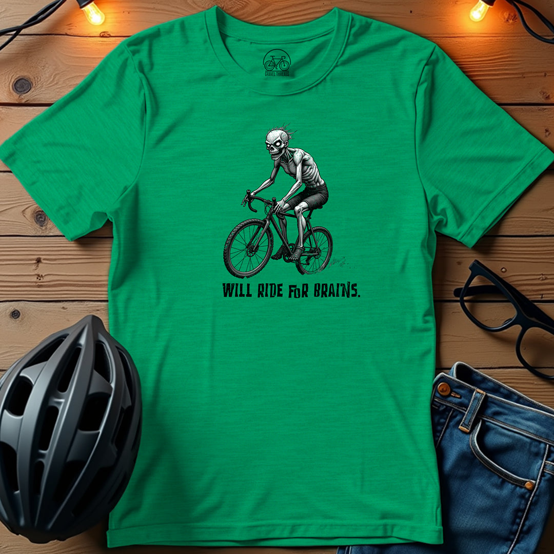 Will Ride For Brains T-Shirt